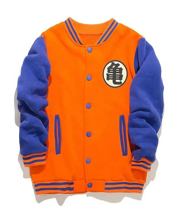 Dragon Ball Z Goku Varsity Bomber Jacket