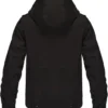 Elliott Black Cotton Hooded Jacket Back