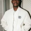 F1 The Movie Damson Idris White bomber Jacket