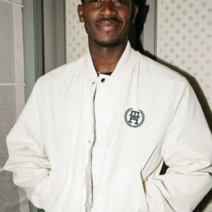 F1 The Movie Damson Idris White bomber Jacket