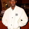 F1 The Movie Damson Idris White bomber Jacket front