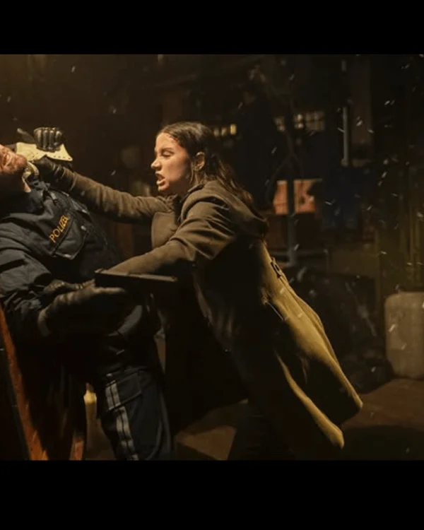 From the World of John Wick Ballerina Wool Coat Back