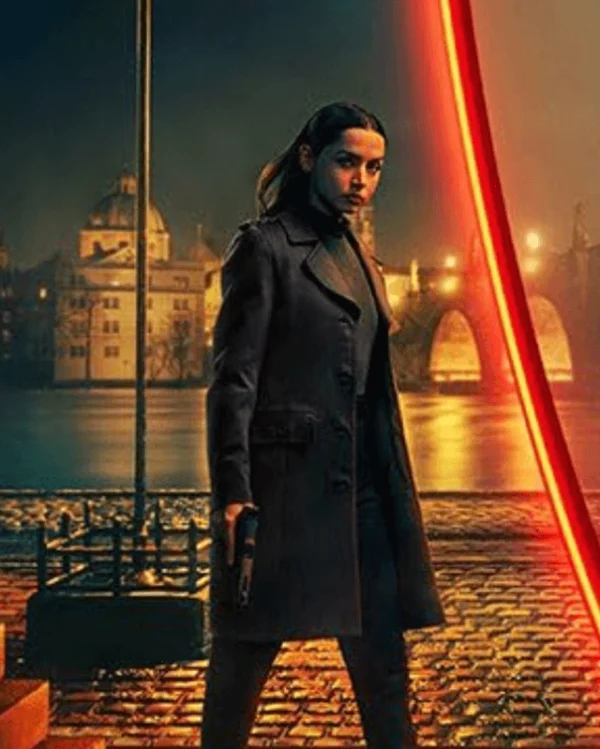 From the World of John Wick Ballerina Wool Coat Front