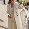 Ginny Miller Ginny & Georgia White Long Coat Front View