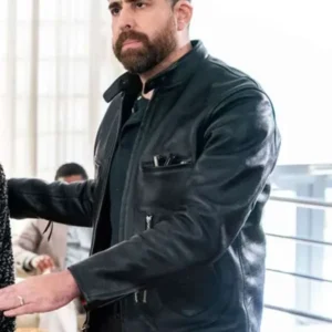 Harry Keshegian The Equalizer Black Leather Jacket