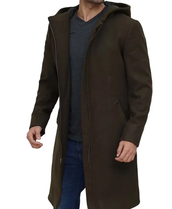 Holmes long Wool Coat for Mens