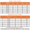 JF Mens and womens Jacket Coat Vest size chart