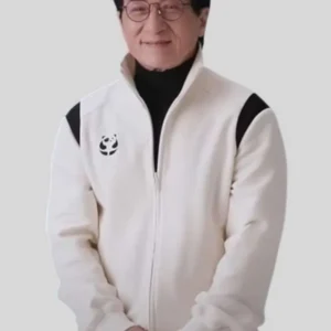 Jackie Chan Karate Kid Legends 2025 White Bomber Jacket