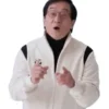 Jackie Chan Karate Kid Legends 2025 White Bomber Jacket Front
