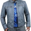 Jacob Classic Gray Riding Jacket