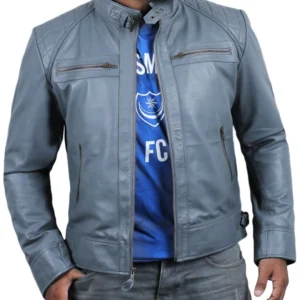 Jacob Classic Gray Riding Jacket