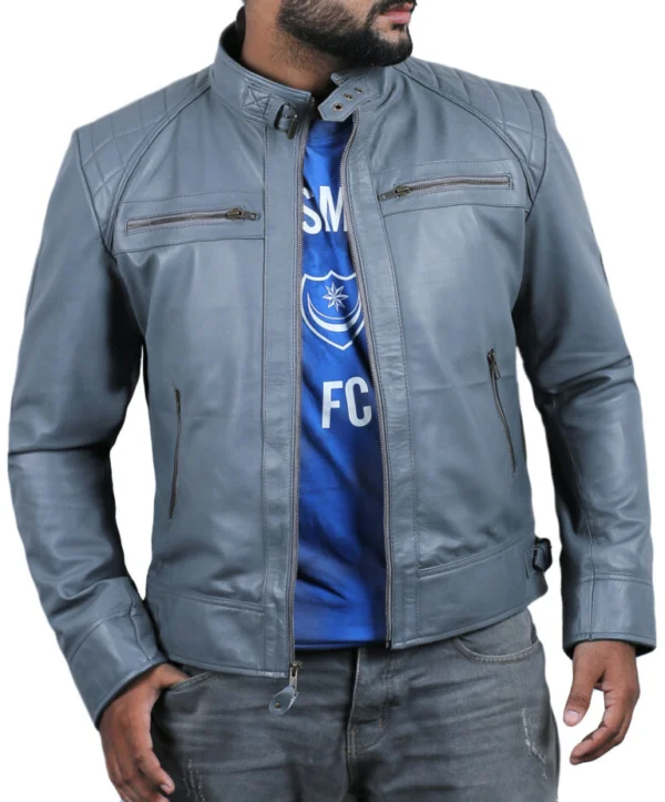 Jacob Classic Gray Riding Jacket