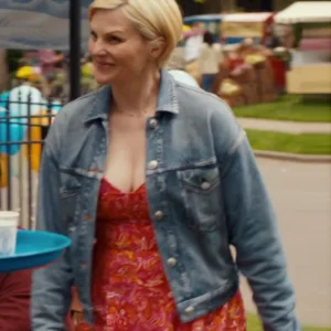 Jennifer Robertson Ginny and Georgia S03 Denim Jacket Front
