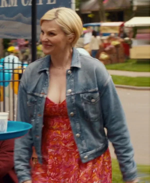 Jennifer Robertson Ginny and Georgia S03 Denim Jacket Front