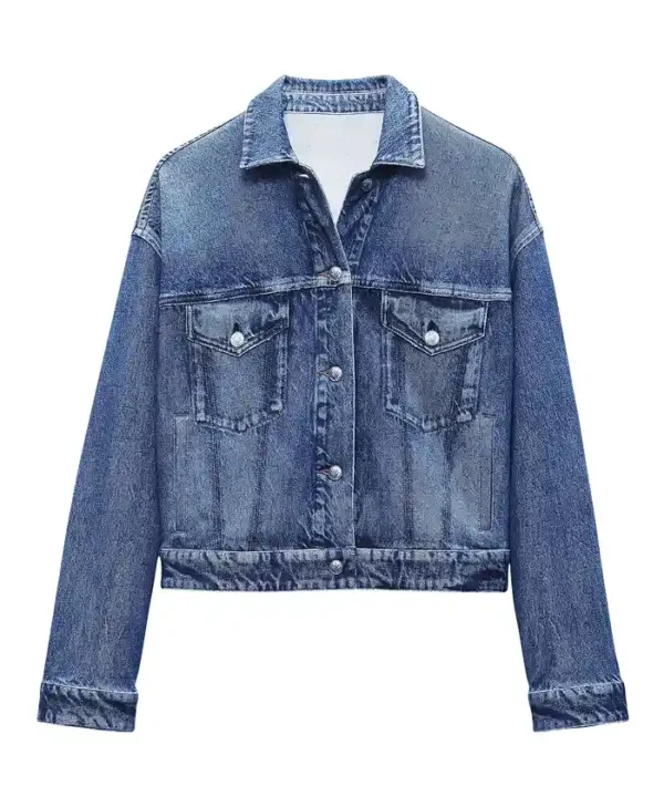 Jennifer Robertson Ginny and Georgia S03 Denim Jacket Front View
