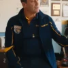 Jon Hamm Mean Girls 2024 Coach Blue Track Jacket Front