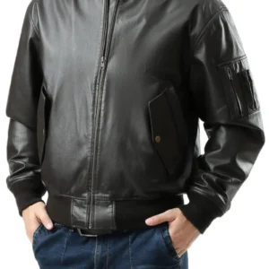 Jonah Black Ma 1 Leather Jacket