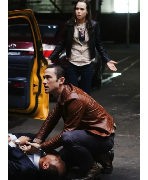 Joseph Levitt Inception Leather Jacket Back