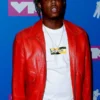 Juice Wrld MTV Video Music Awards Red Leather Jacket