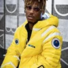 Juice Wrld Rapper Yellow Puffer Jacket