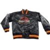 Jurassic Park Black Satin Bomber Jacket