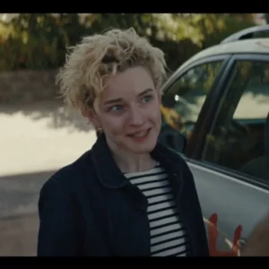 Justine Gandy Weapons Movie Wool Blue Jacket