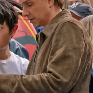 Karate Kid Legends 2025 Ralph Macchio Brown Suede Jacket