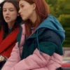 Katie Douglas Ginny and Georgia S03 Puffer Jacket Left Side