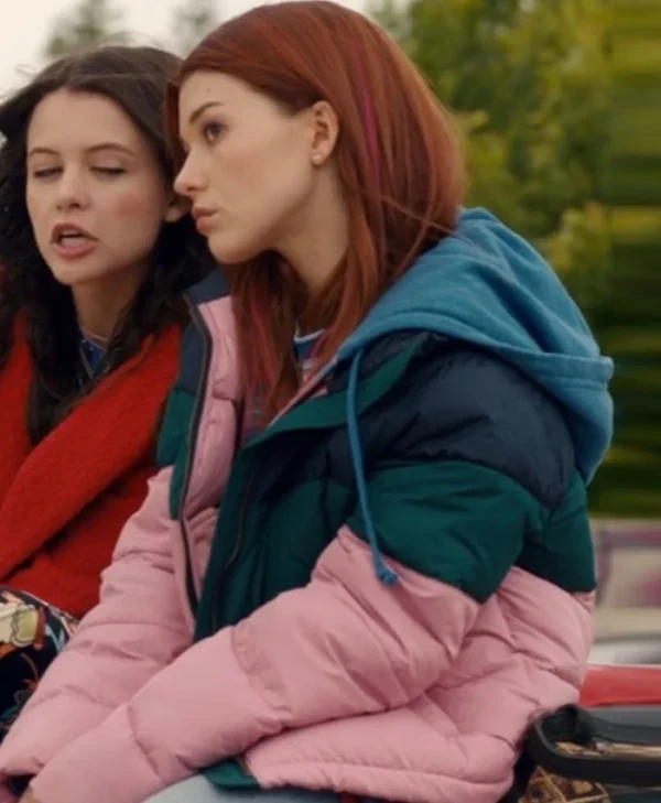 Katie Douglas Ginny and Georgia S03 Puffer Jacket Left Side
