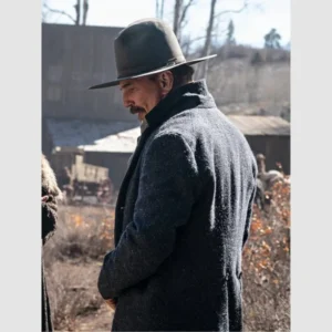 Kevin Costner Horizon An American Saga Wool Coat Back