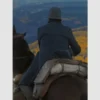 Kevin Costner Horizon An American Saga Wool Coat Backside