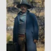 Kevin Costner Horizon An American Saga Wool Coat Backside Front
