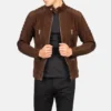 Layne Suede Leather Biker Jacket