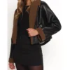 Lexi Shearling Leather Biker Jacket for Women