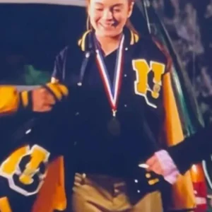 Lindsay Lohan Mean Girls Letterman Varsity Jacket Front