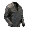 Lucy Sleek Black Leather Outerwear