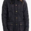 Mariah Robinson Reacher Season 3 Quilted Jacket Front