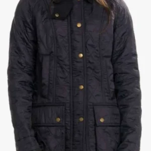 Mariah Robinson Reacher Season 3 Quilted Jacket Front