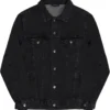 Marlie Elegant Black Denim Jacket
