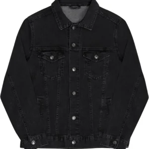 Marlie Elegant Black Denim Jacket