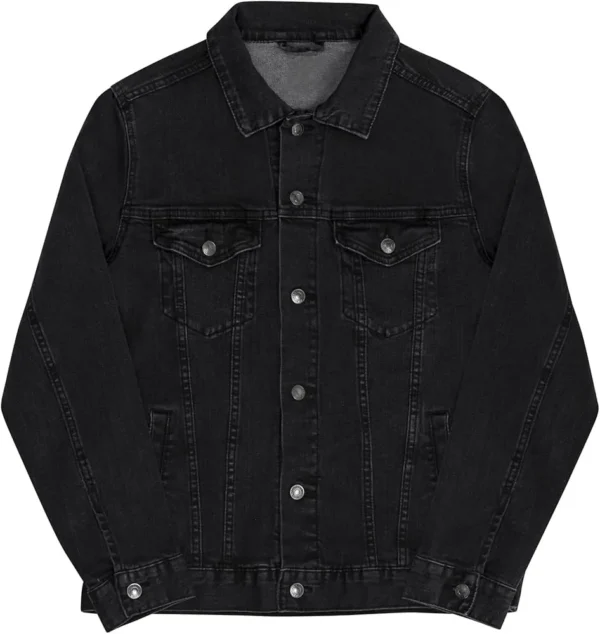 Marlie Elegant Black Denim Jacket