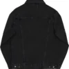 Marlie Elegant Black Denim Jacket Back