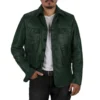 Mclean Long Leather Coat With Motorcycle Style