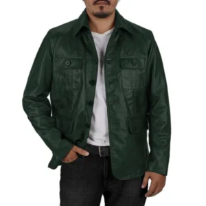Mclean Long Leather Coat With Motorcycle Style
