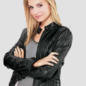 Meaghan Martin Mean Girls 2 Black Leather Jacket