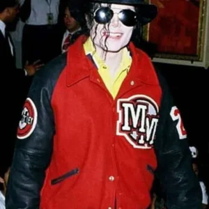 Michael Jackson Mickey Mouse Varsity Jacket