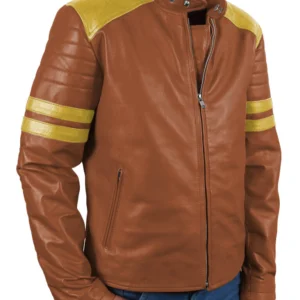Mirabella Tan Biker Style Jacket