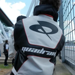 Motorsports Driver Max Fewtrell Lether Jacket Back