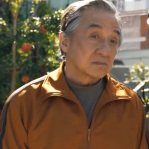 Mr Han Karate Kid Legends 2025 Brown Track Jacket