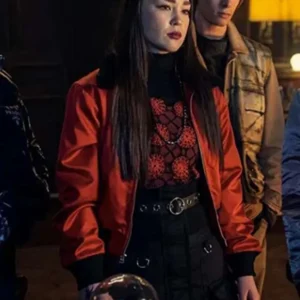 Naomi J Ogawa Wednesday Red Jacket